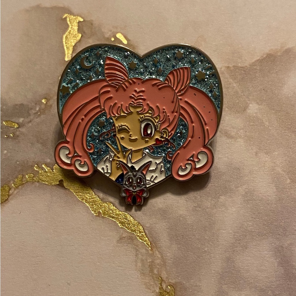 Sailor moon Chibiusa enamel lapel pin brooch
